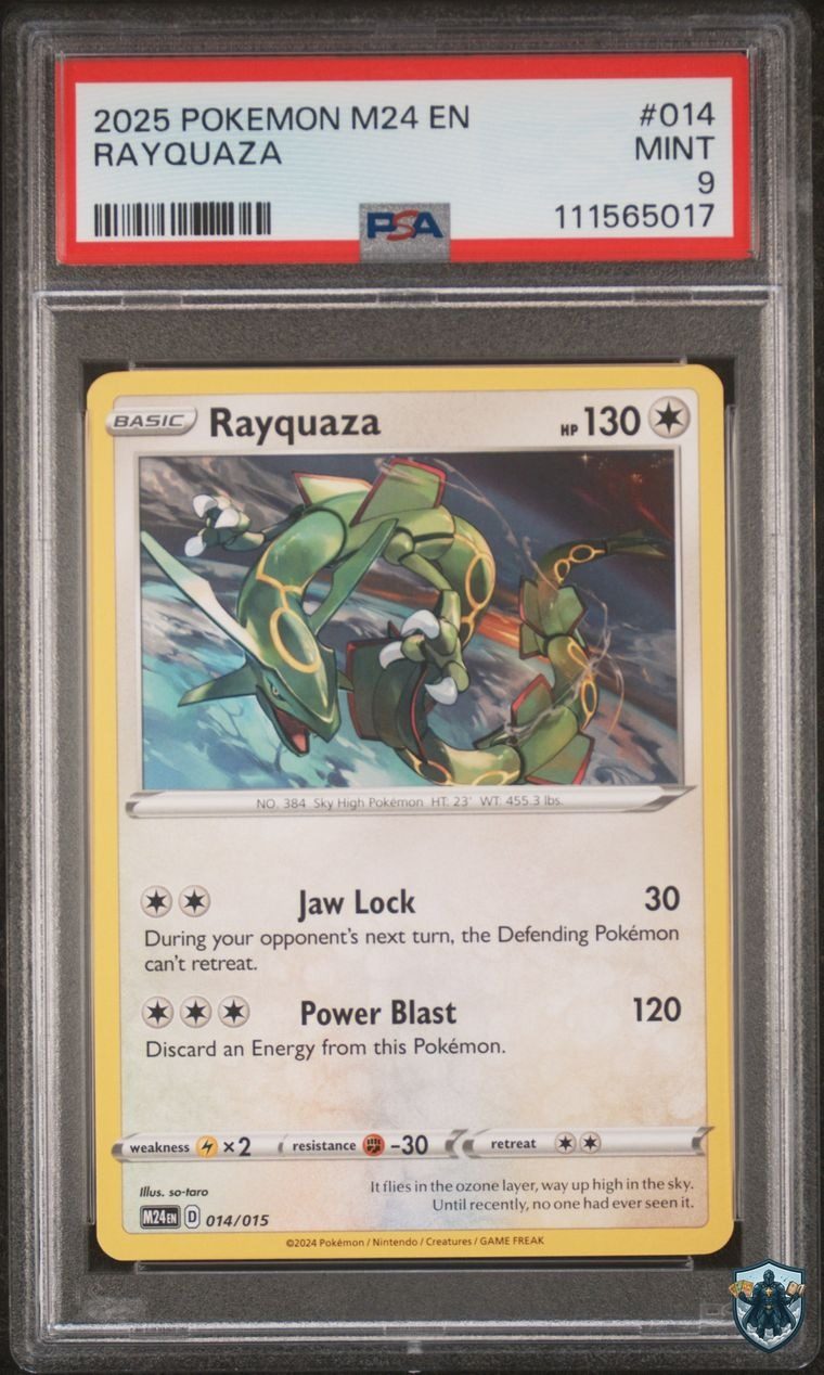 2025 Rayquaza #014 McDonald's Collection - PSA 9